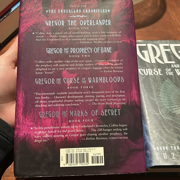 Gregor And The Code Of Law & Gregor And The Curse Of The Warmbloods Books - Picture 6 of 8